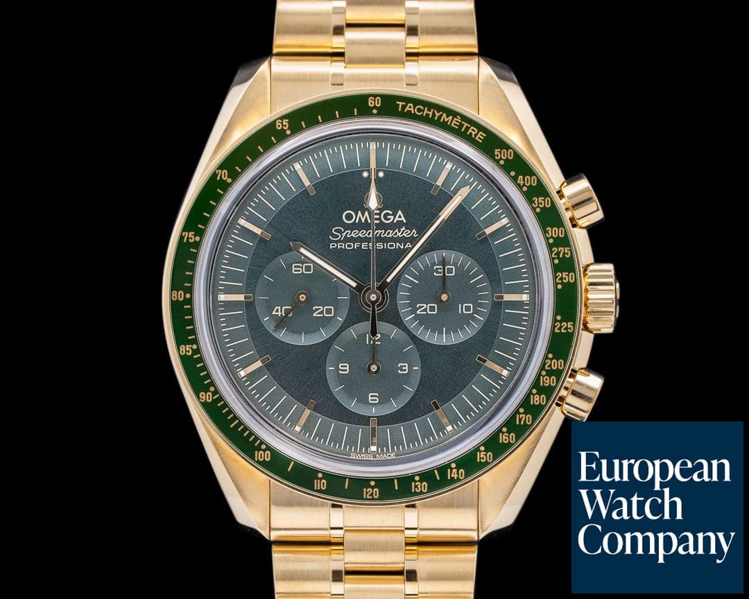 Image of Omega Speedmaster Moonwatch Professional "Moonshine" Green Dial 