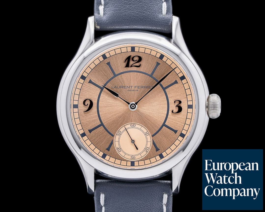 Image of Laurent Ferrier Classic Micro Rotor "Revolution and the Rake" SS/Salmon Dial LIMITED