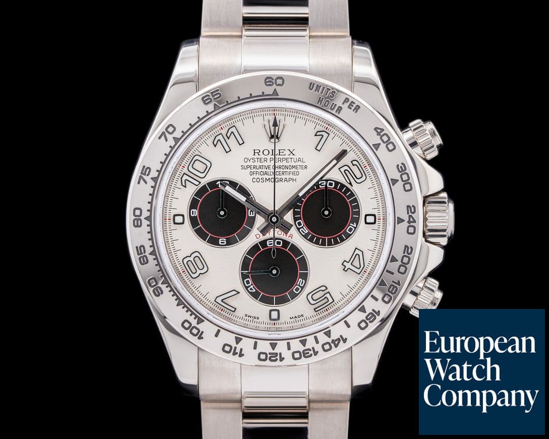 Image of Rolex Daytona 116509 Black Arabic 18K White Gold / Panda Dial