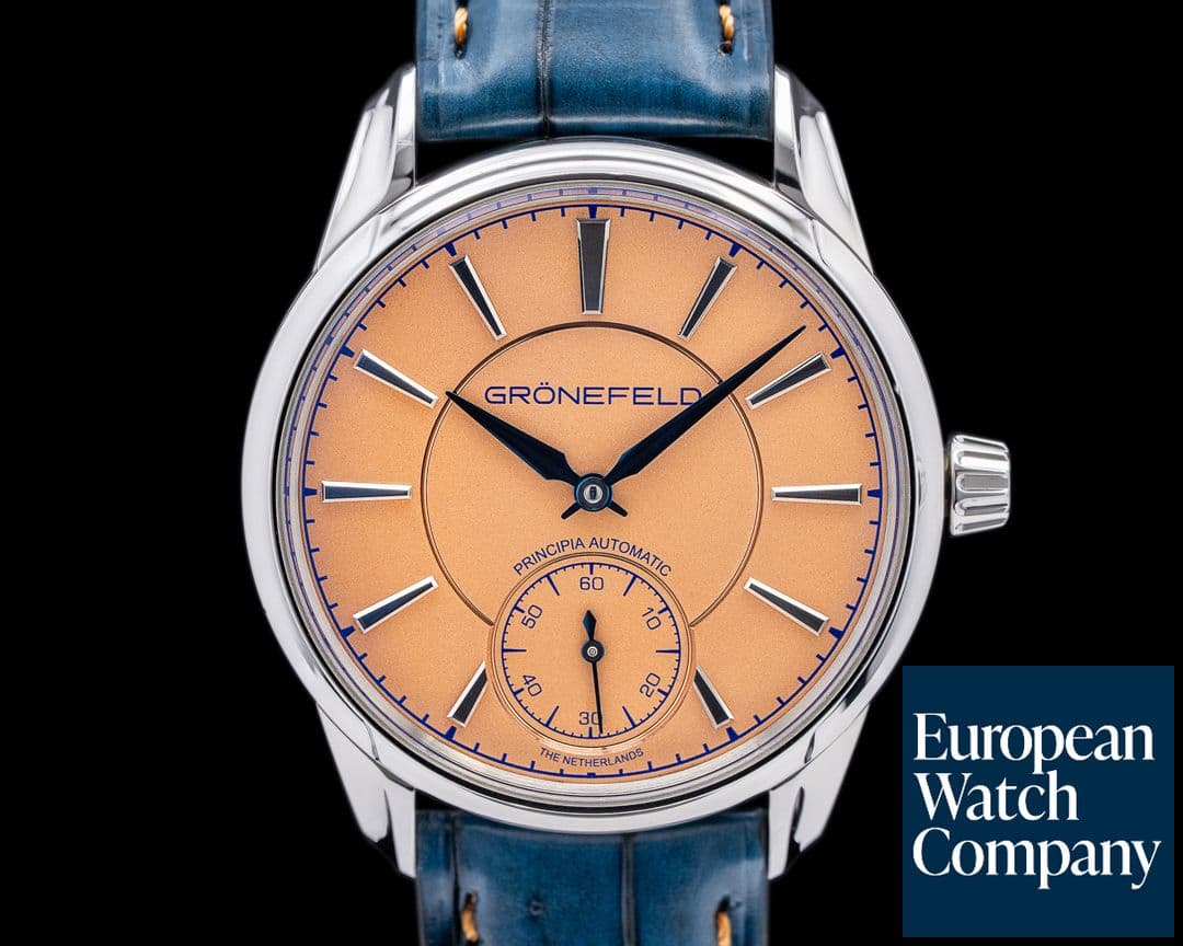 Image of Gronefeld 1941 Principia Automatic Steel Salmon Dial