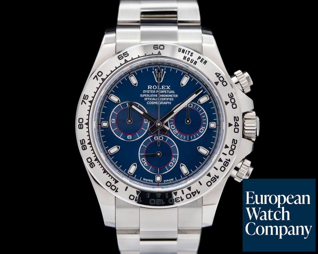 Image of Rolex Daytona 116509 Blue Dial 18K White Gold 