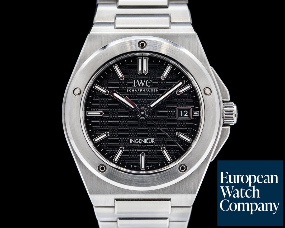 Image of IWC Ingenieur Automatic 40 NEW MODEL Black Dial