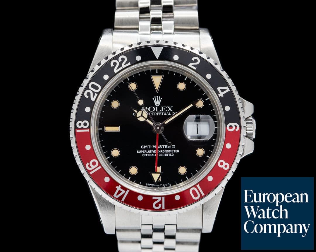 Image of Rolex GMT Master II "FAT LADY" Coke Bezel 1987 Jubilee RARE
