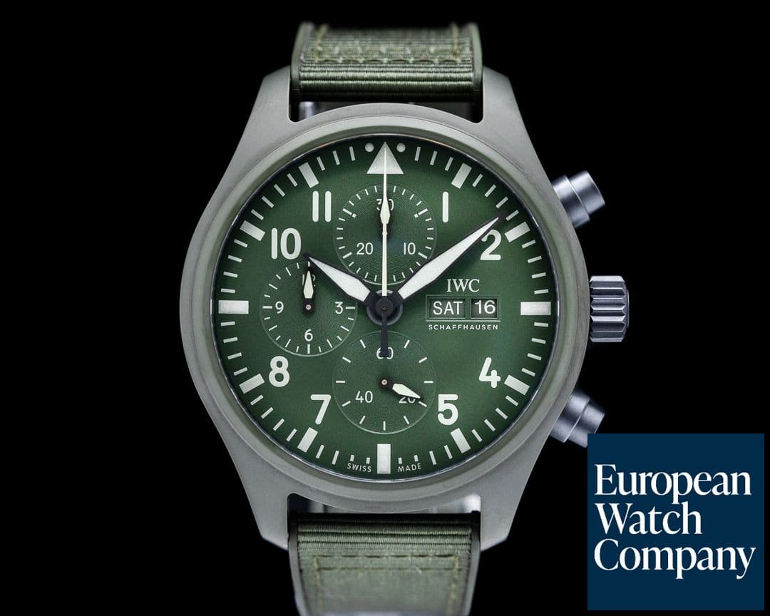 Image of IWC Pilots Chronograph IW389106 Top Gun Woodland Edition