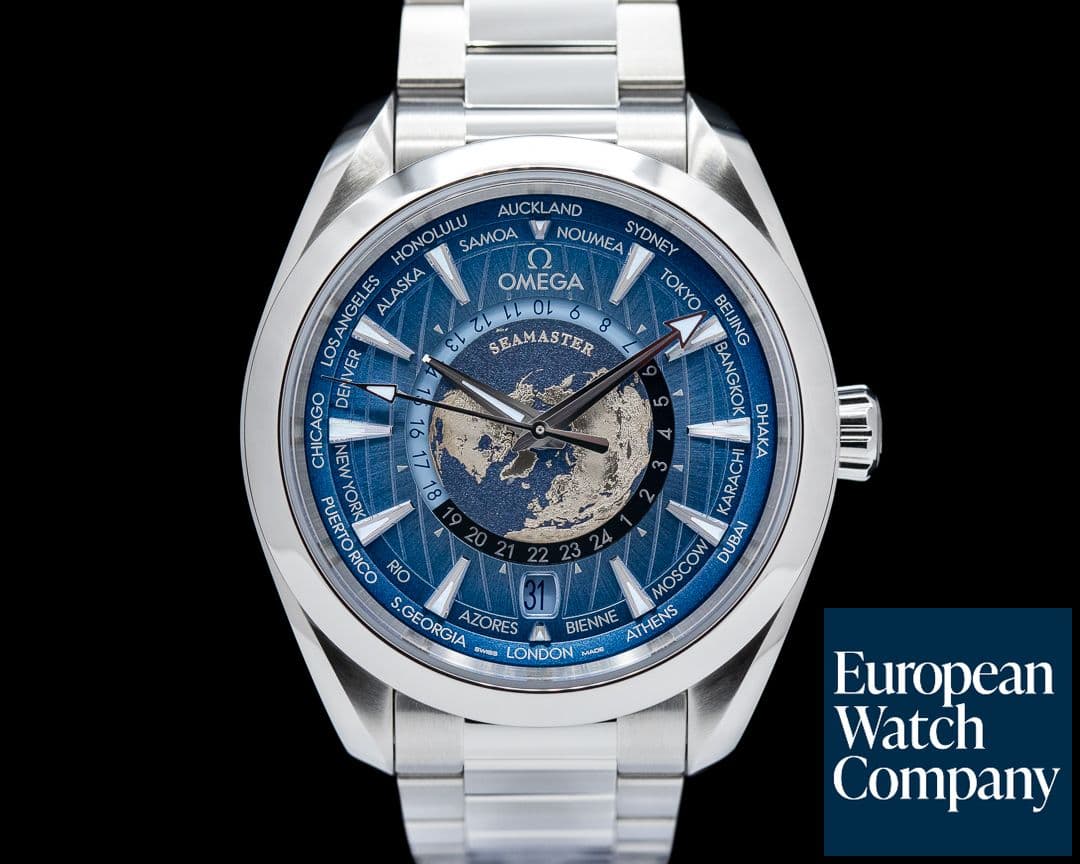 Image of Omega Aqua Terra Co-Axial Master Chronometer GMT Worldtimer 2024