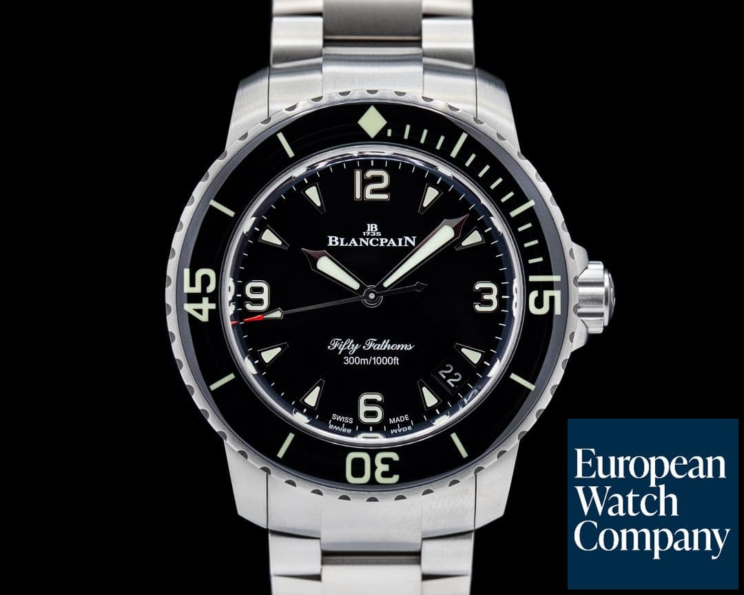Image of Blancpain Fifty Fathoms Titanium / Bracelet 42.3MM