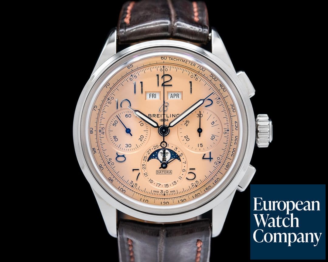 Image of Breitling Premier B25 Datora Salmon Dial 