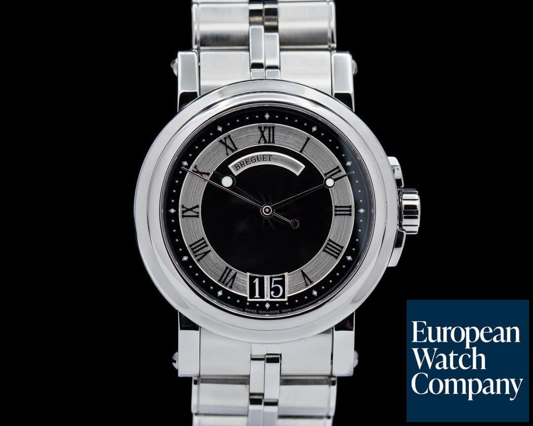 Image of Breguet Marine 5817ST Automatic Big Date SS Black Dial 