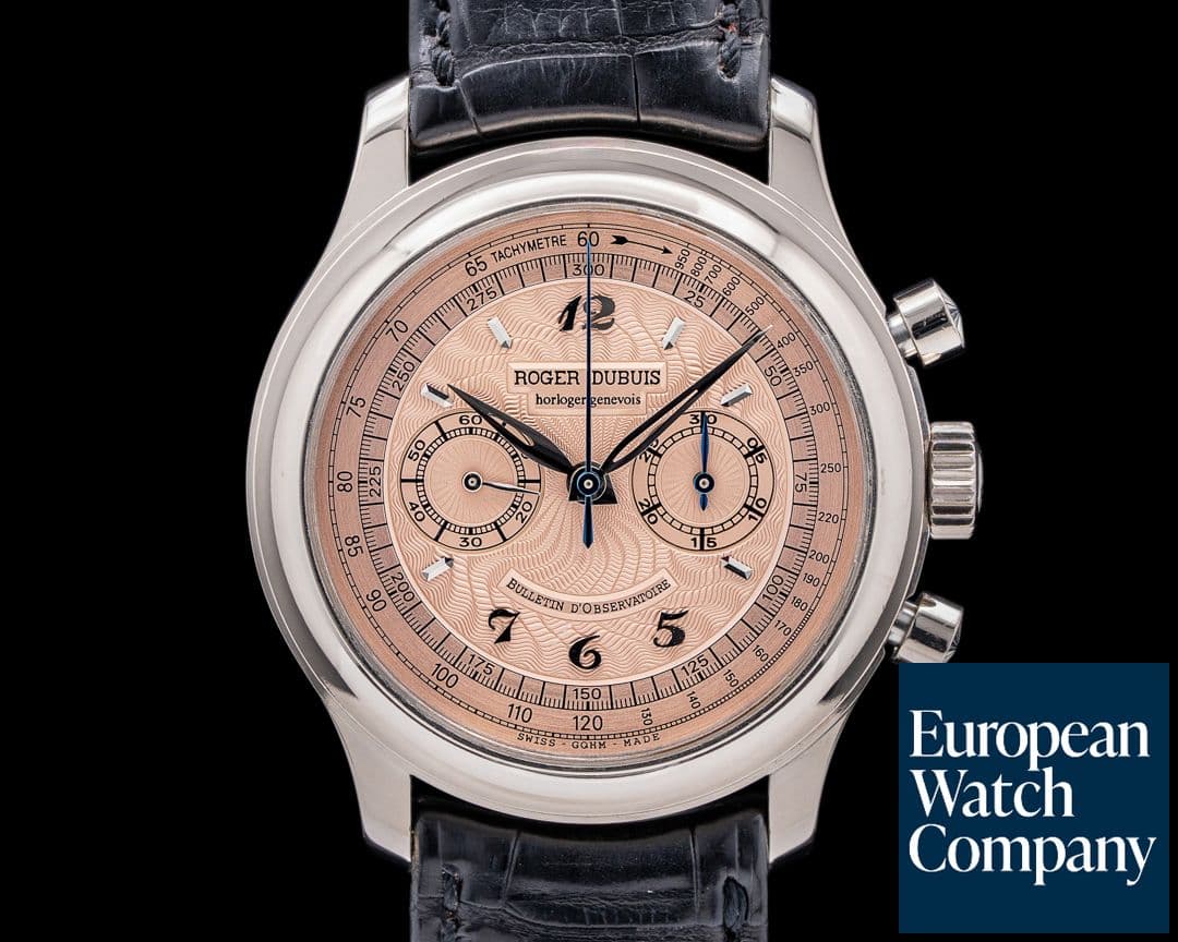 Image of Roger Dubuis Hommage Chronograph H40 Salmon Dial 40MM RARE 
