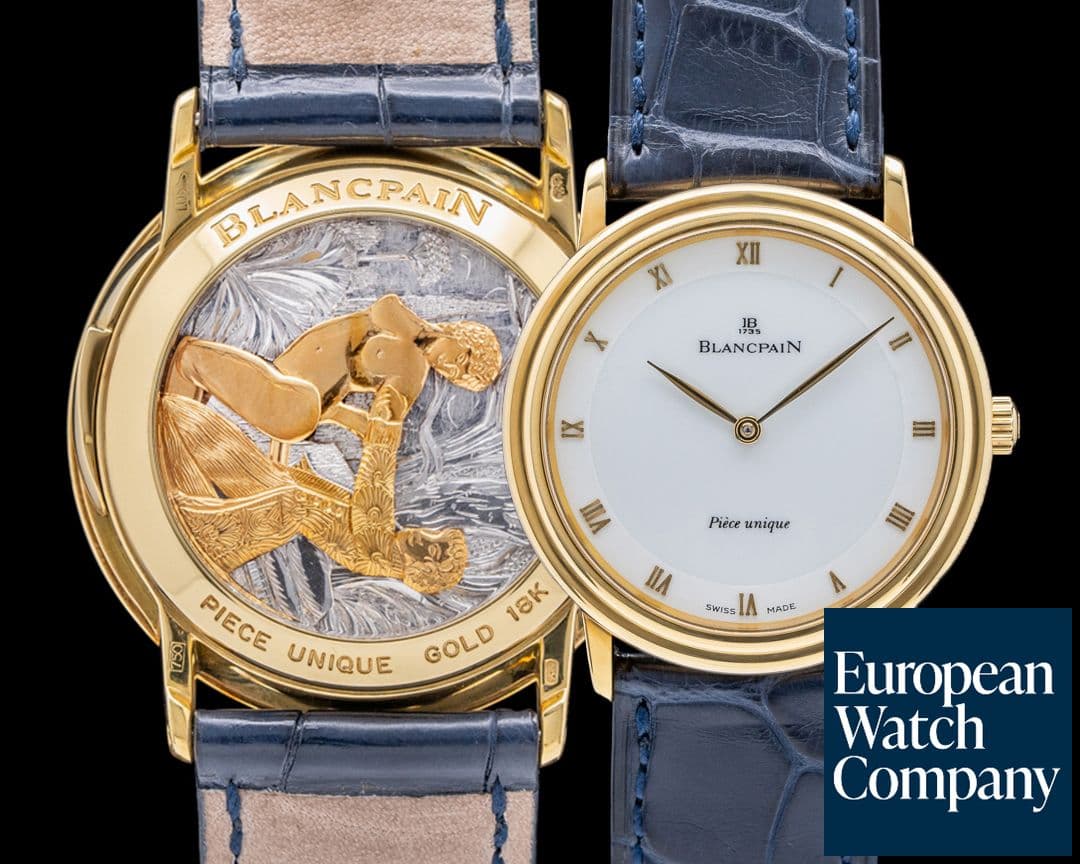 Image of Blancpain Minute Repeater Erotica Piece Unique 18k Yellow Gold