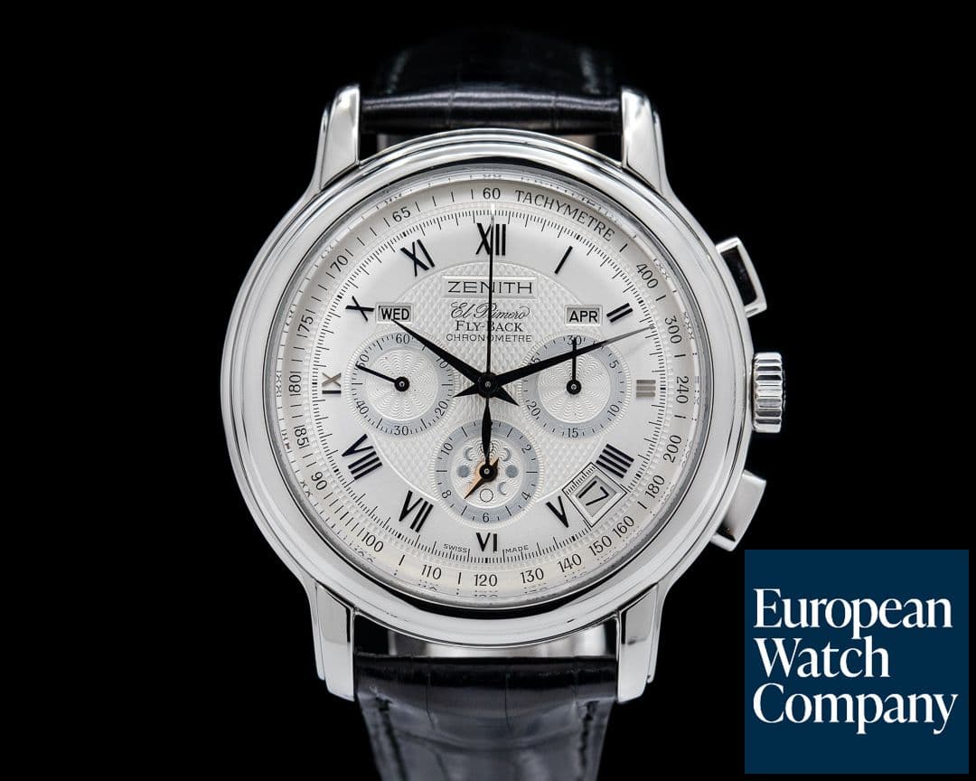 Image of Zenith Chronomaster T El Primero Moon Silver Dial SS limited