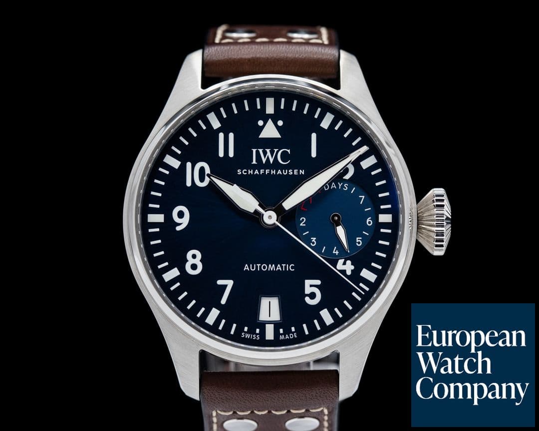 Image of IWC Big Pilot "LE PETIT PRINCE" Blue Dial