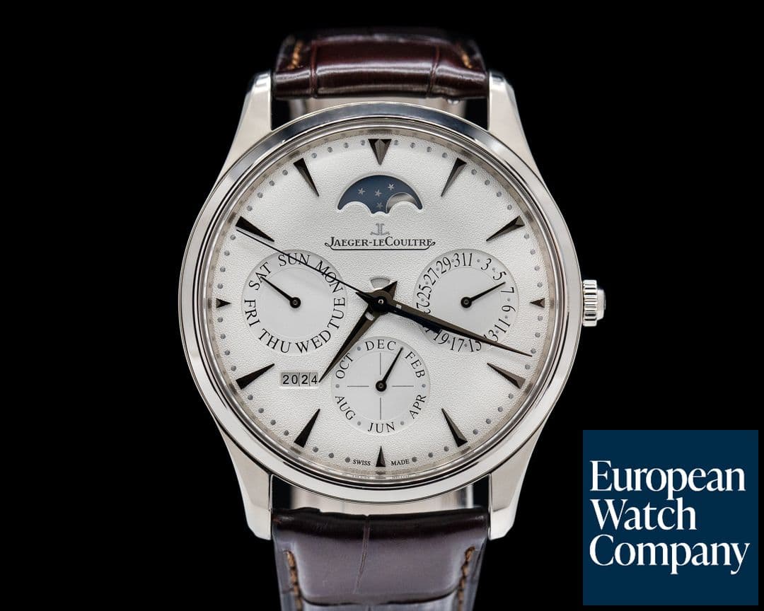 Image of Jaeger LeCoultre Master Ultra Thin Perpetual Calendar 18k White Gold