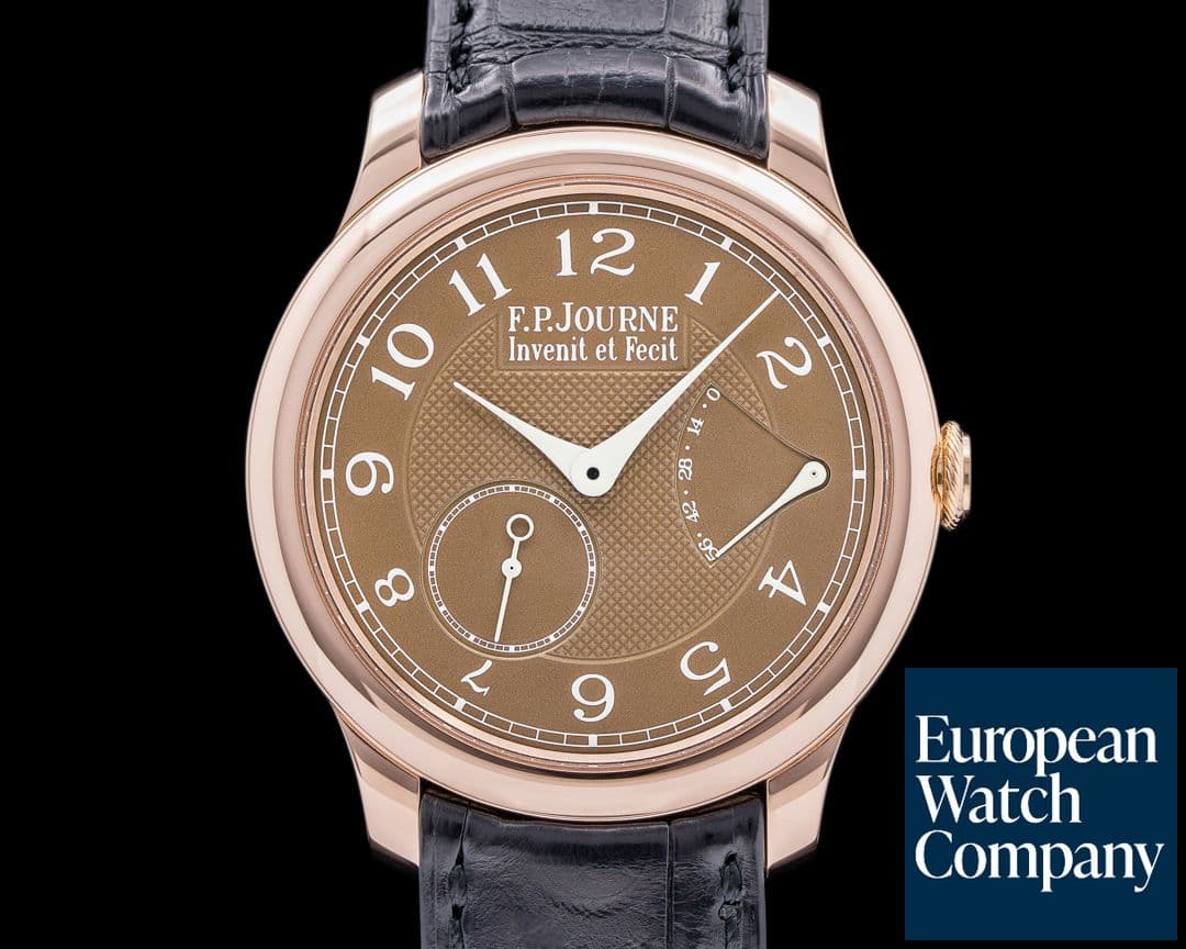 Image of F. P. Journe Chronometre Souverain Havana 18K Rose Gold