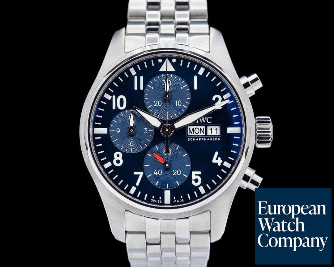 Image of IWC Pilots Watch Chronograph 41mm SS Blue dial
