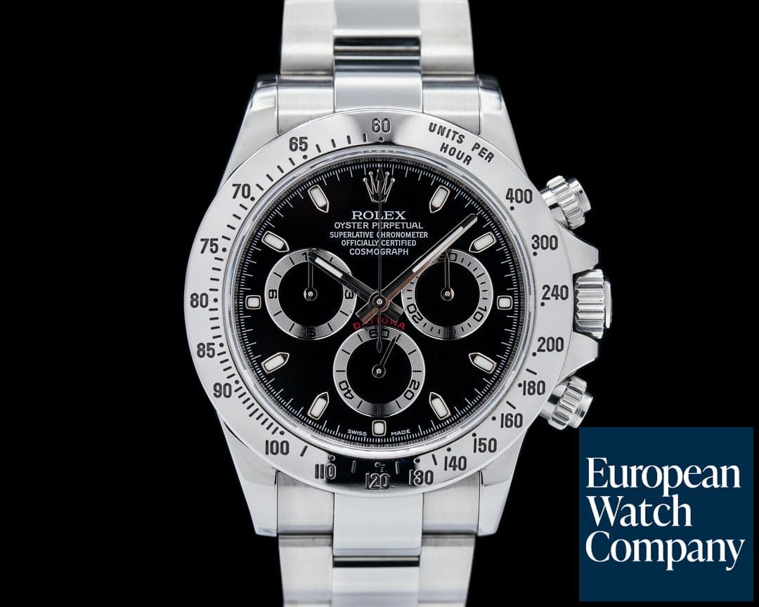 Image of Rolex Daytona 116520 Black Dial Very Sharp 
