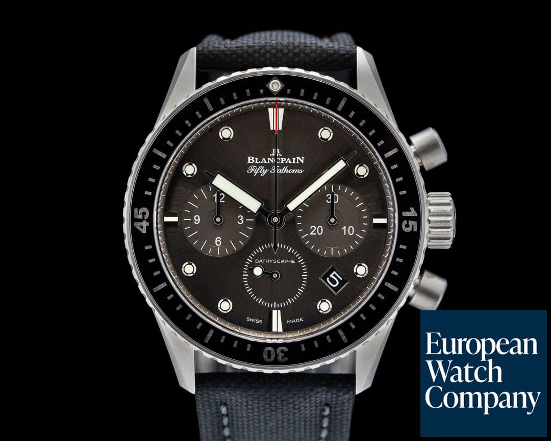 Image of Blancpain Fifty Fathoms Bathyscaphe Flyback Chronograph SS / SS