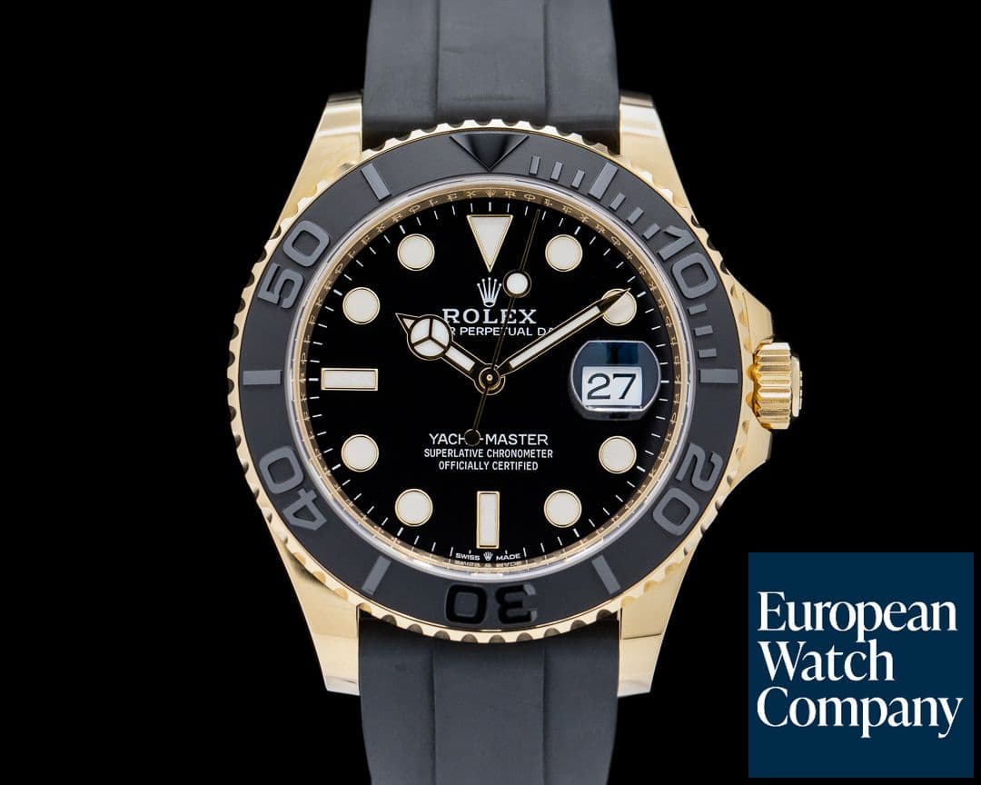 Image of Rolex Yacht Master 18K Yellow Gold / Rubber 42MM 2022