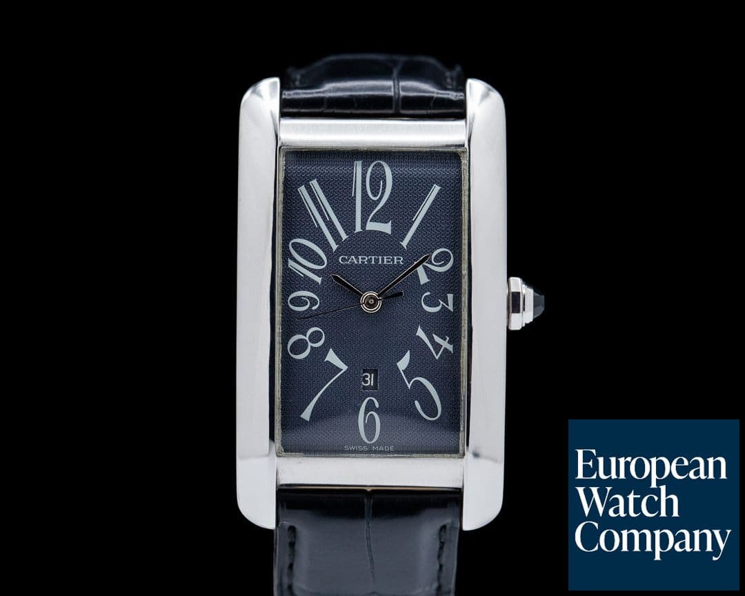 Image of Cartier Tank Americaine Large 18K White Gold