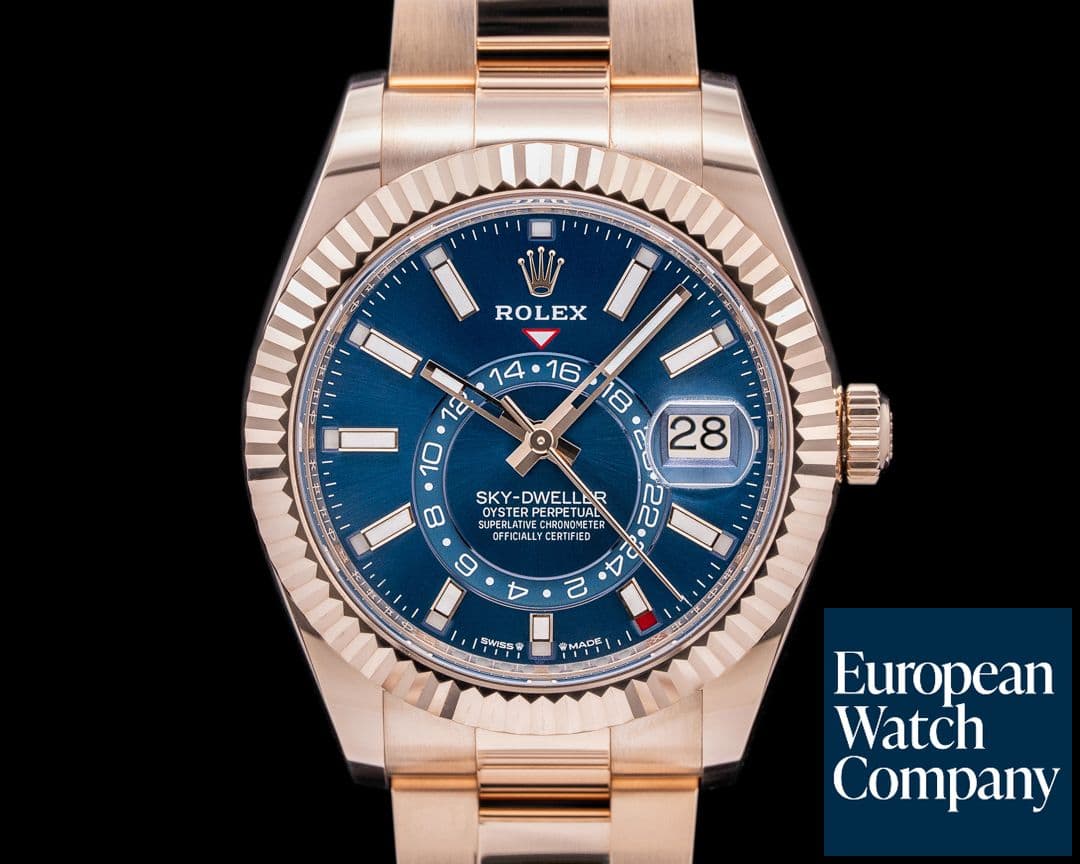 Image of Rolex Sky Dweller 336935 Everose 18K gold Blue Dial 2024
