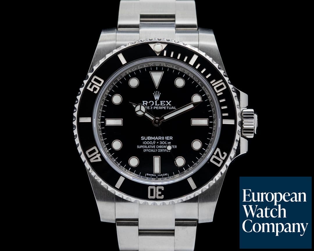 Image of Rolex Submariner 114060 No Date Ceramic Bezel SS 2020 40MM