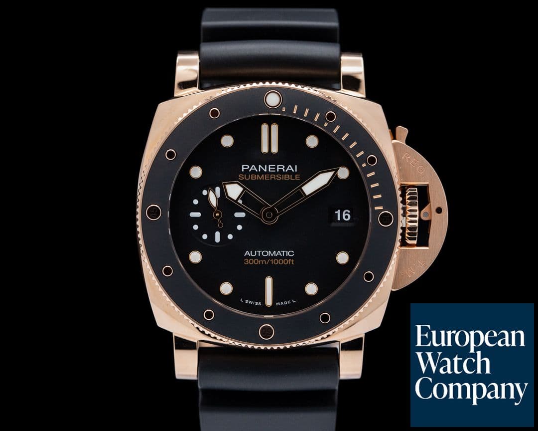 Image of Panerai Luminor Submersible Rose Gold 41.5MM