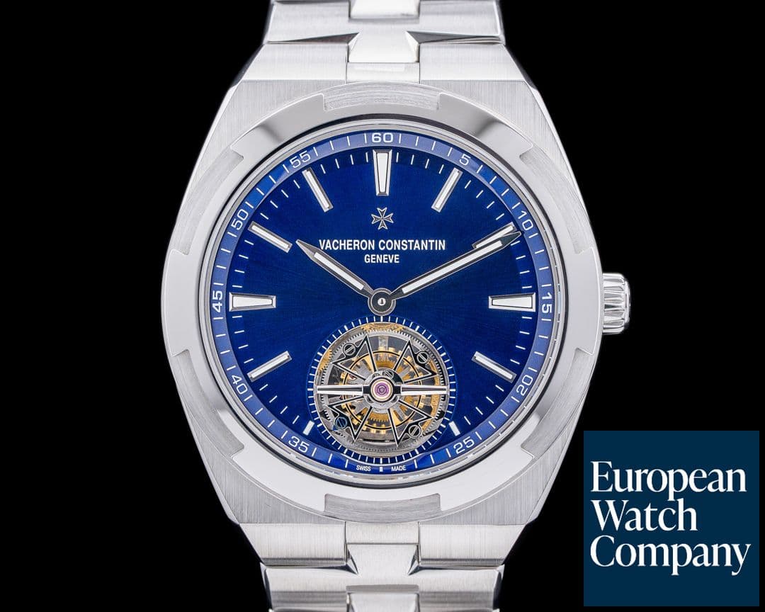 Image of Vacheron Constantin Overseas 6000V/110A Tourbillon SS Blue Dial