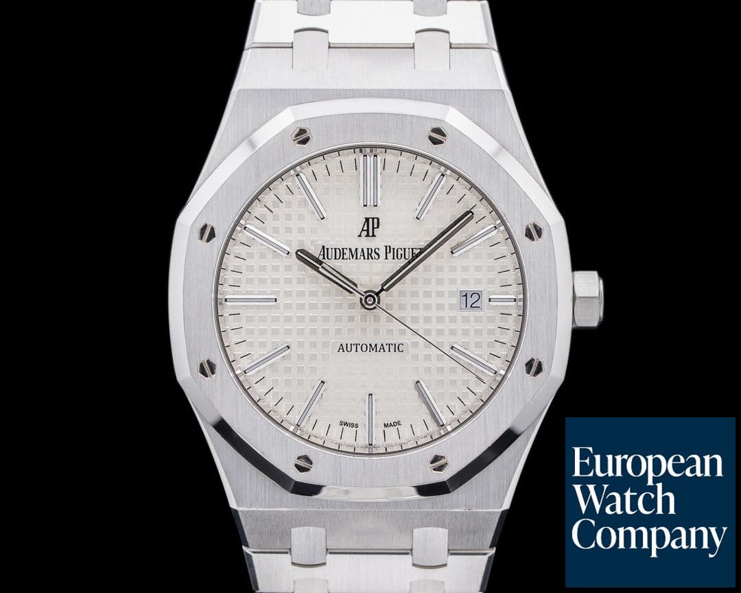 Image of Audemars Piguet Royal Oak 15400 Silver Dial SS FULL SET