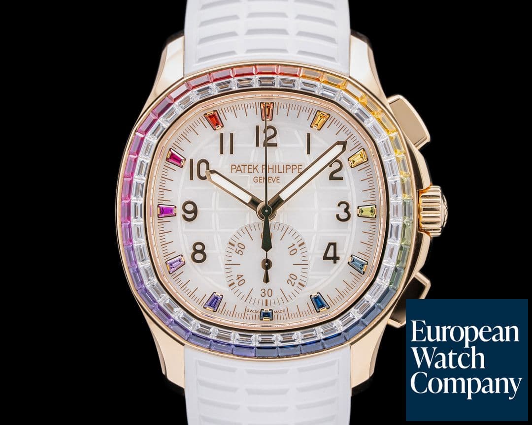 Image of Patek Philippe Aquanaut 7968/300R Luce "Rainbow" Chronograph 