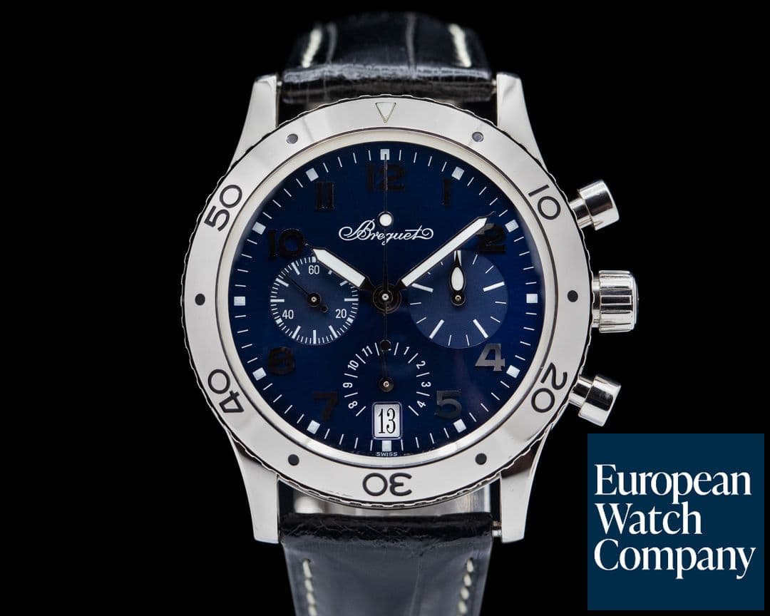 Image of Breguet Type XX Transatlantique 18k White Gold