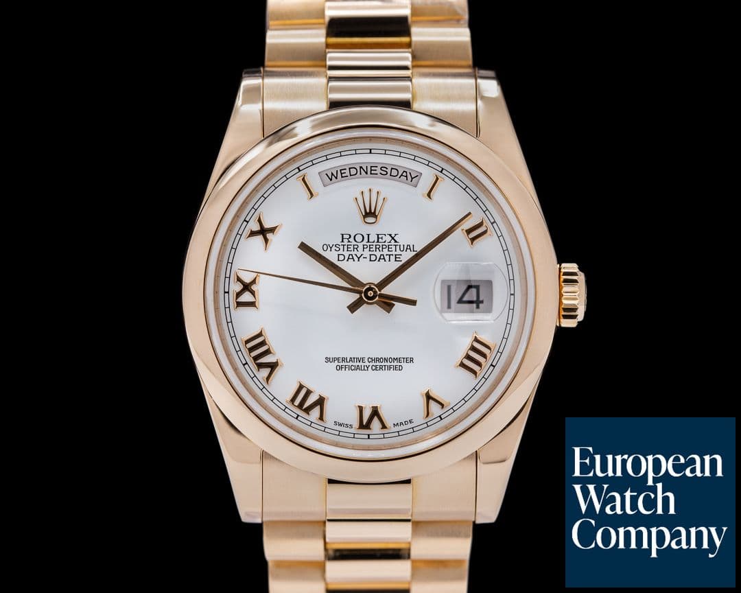 Image of Rolex Day Date President 118205 White Roman Dial
