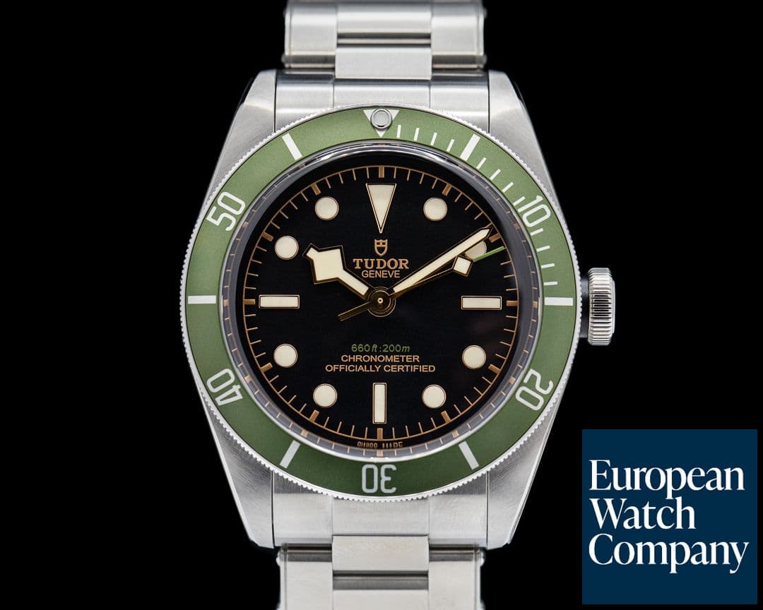 Image of Tudor Tudor Heritage 79230G Black Bay Harrods Green SS UNWORN STICKERED