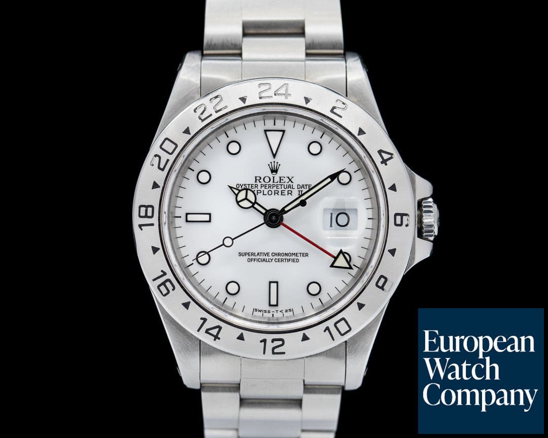 Image of Rolex Explorer II "Polar" 16570 White Dial SS