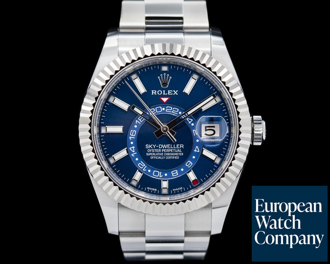 Image of Rolex Sky Dweller 326934 Steel Blue SS / Bracelet