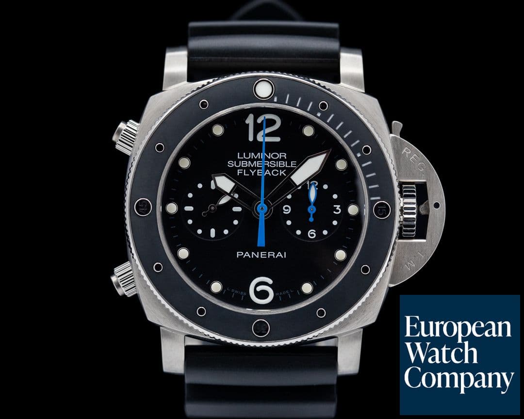 Image of Panerai Submersible PAM00615 Flyback Titanium
