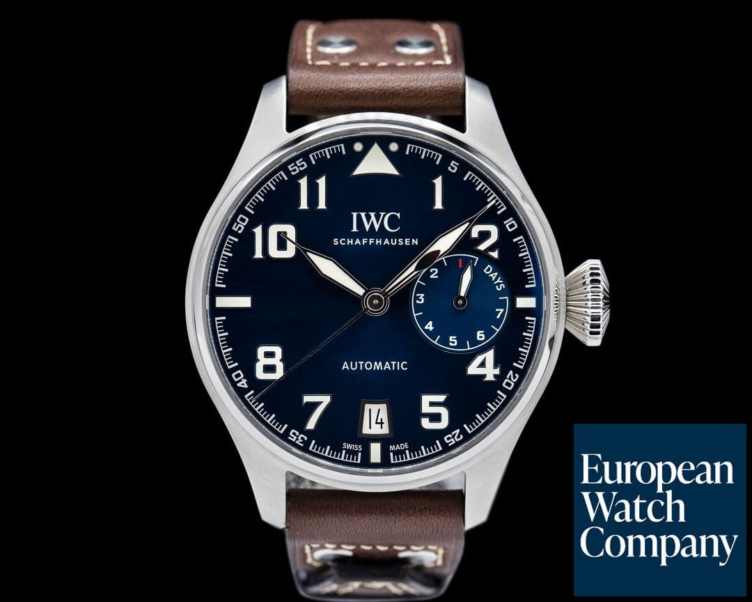 Image of IWC Big Pilot "LE PETIT PRINCE" Blue Dial Limited UNWORN