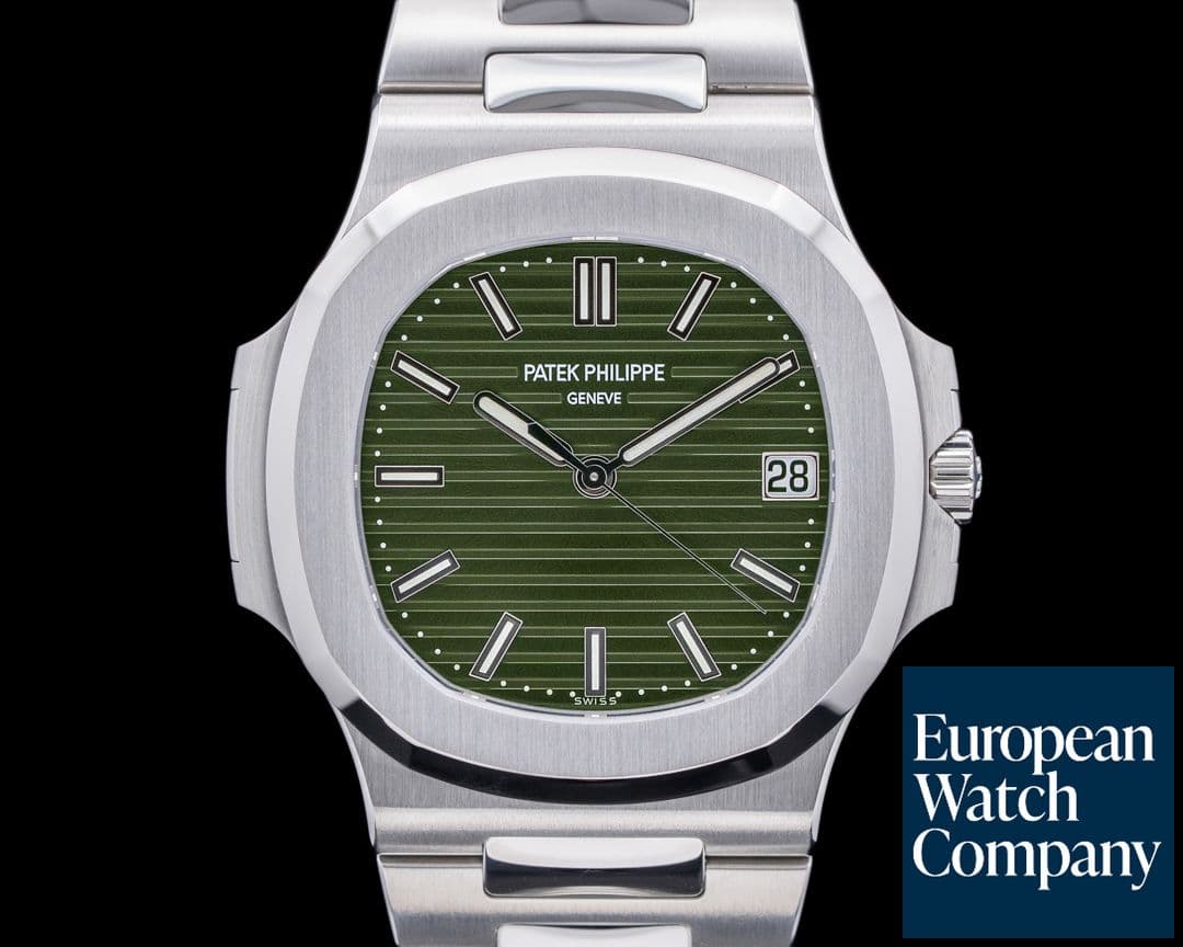 Image of Patek Philippe 5711 Green Olive Dial 5711/1A-014 UNWORN
