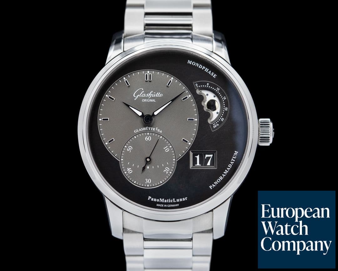 Image of Glashutte Original PanoMatic Lunar SS Grey Dial