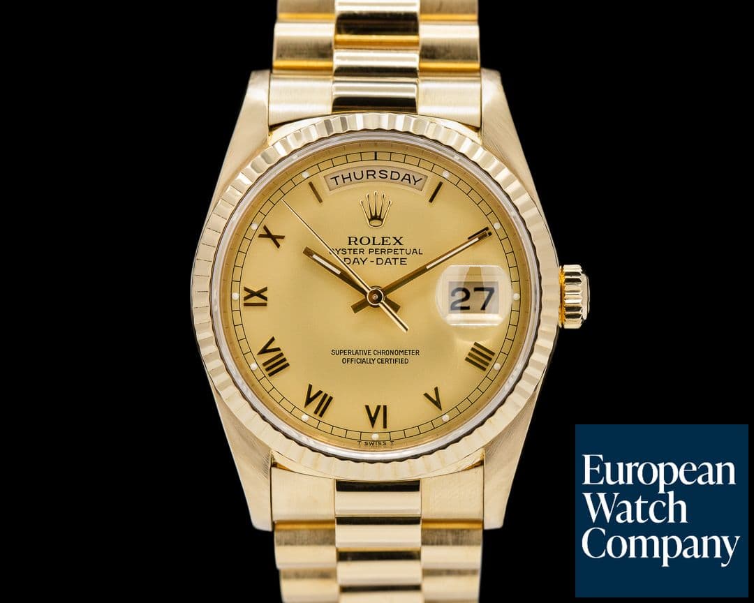 Image of Rolex Day Date President 18K YG Roman Dial 