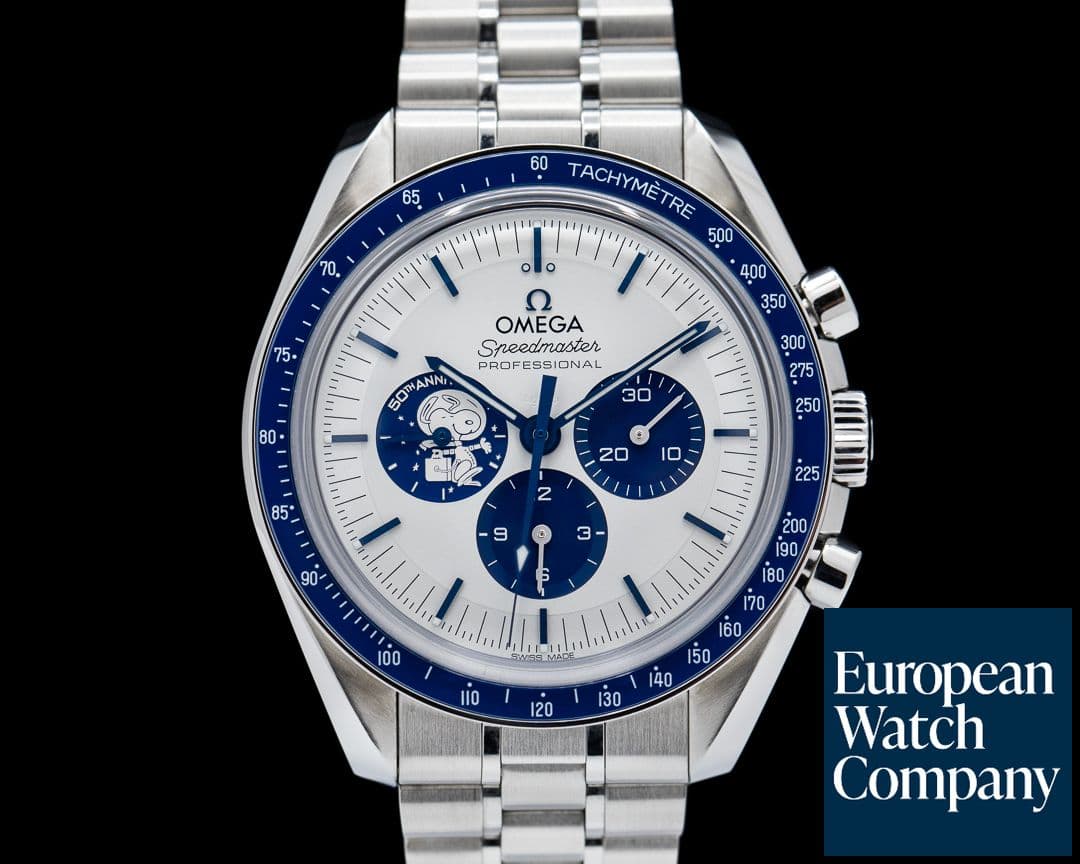 Image of Omega Speedmaster Silver Snoopy Award 50th Anniversary 