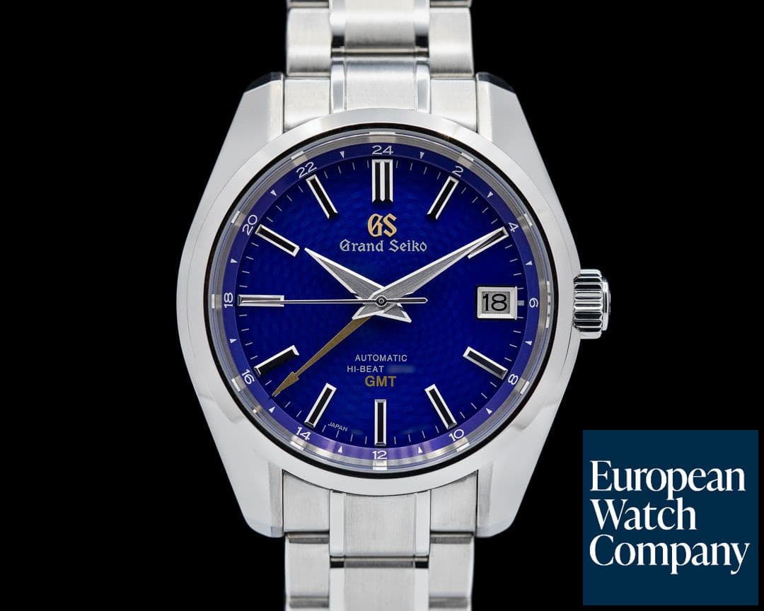 Image of Grand Seiko Grand Seiko Hi-Beat 36000 GMT Blue Peacock Dial LIMITED