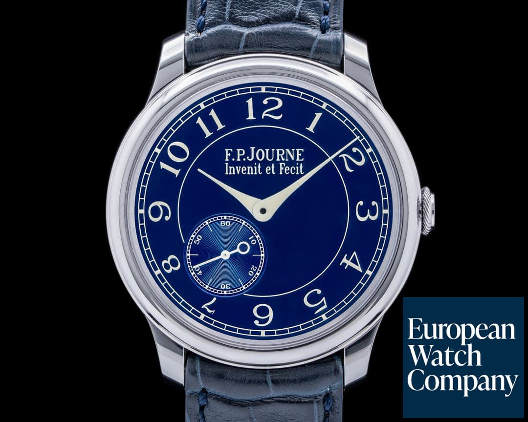 Image of F. P. Journe Chronometre Bleu Tantalum Blue Dial 