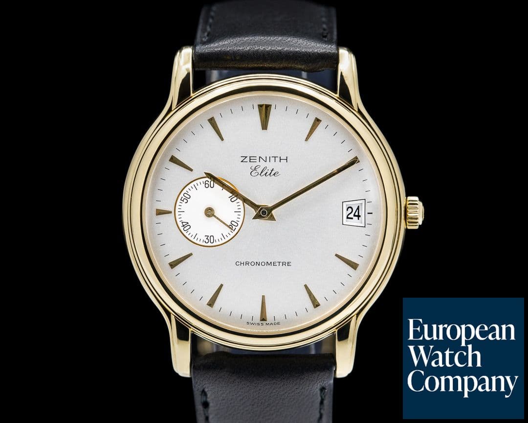 Image of Zenith Class Elite Automatic 18K Yellow Gold 37MM