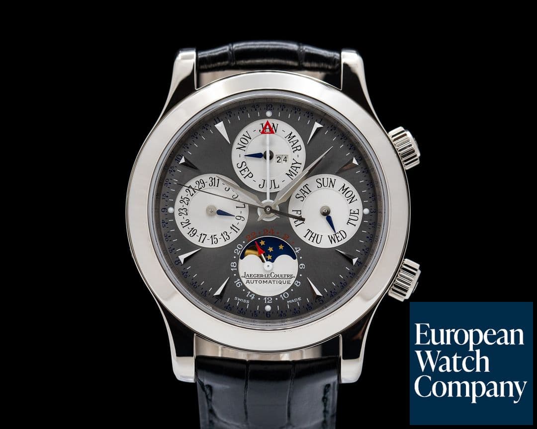 Image of Jaeger LeCoultre Master Grande Memovox Perpetual Calendar 18k WG