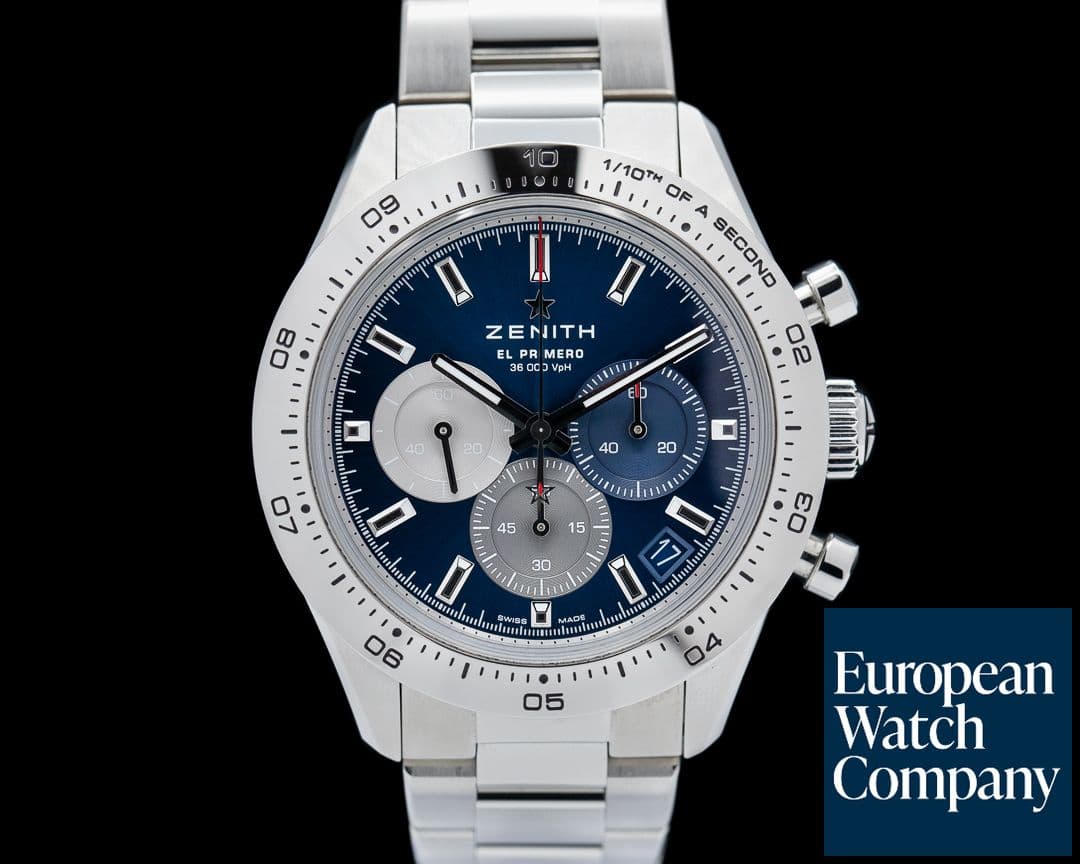 Image of Zenith El Primero Chronomaster Sport 41mm BLUE Dial 
