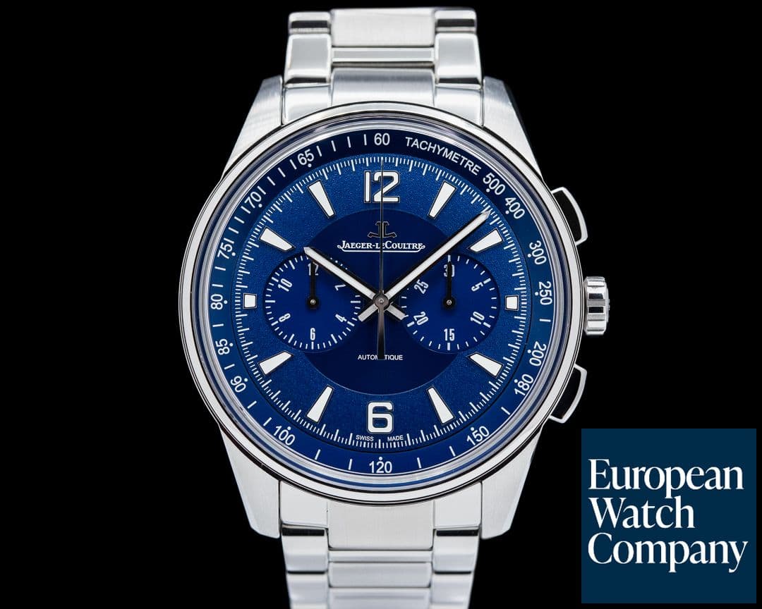 Image of Jaeger LeCoultre Polaris Chronograph SS Blue Dial