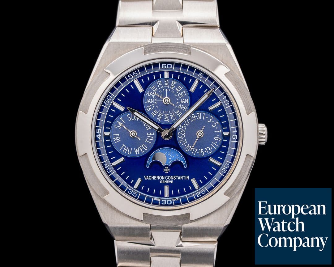 Image of Vacheron Constantin Overseas 4300v Perpetual Calendar Ultra-Thin Blue Dial 18k 