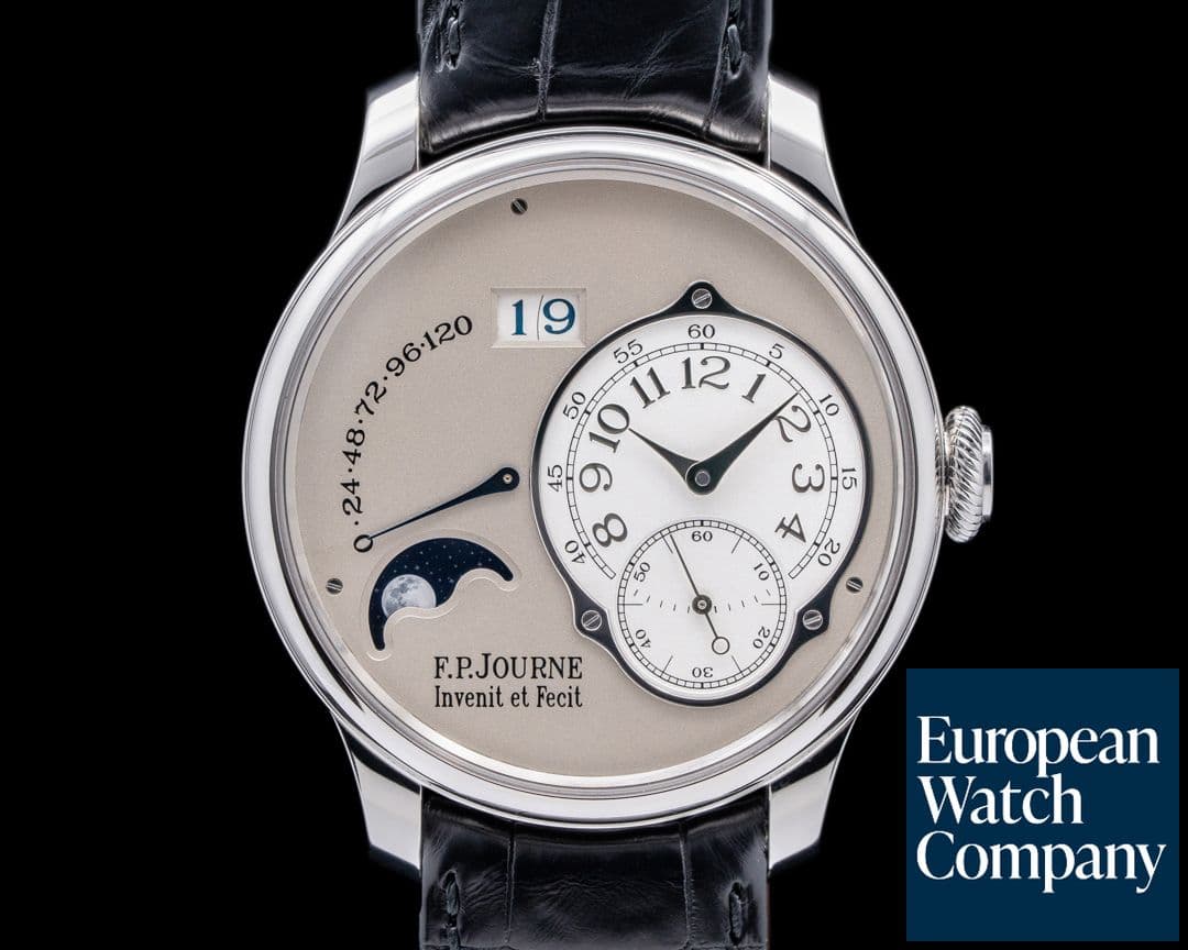 Image of F. P. Journe Octa Lune Automatic Platinum / Grey Dial 40MM 