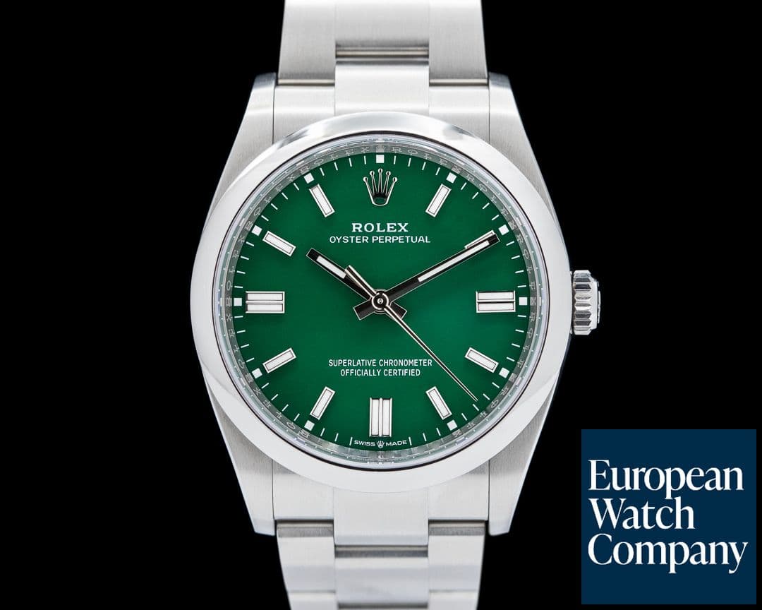 Image of Rolex Oyster Perpetual 126000 36MM SS Green
