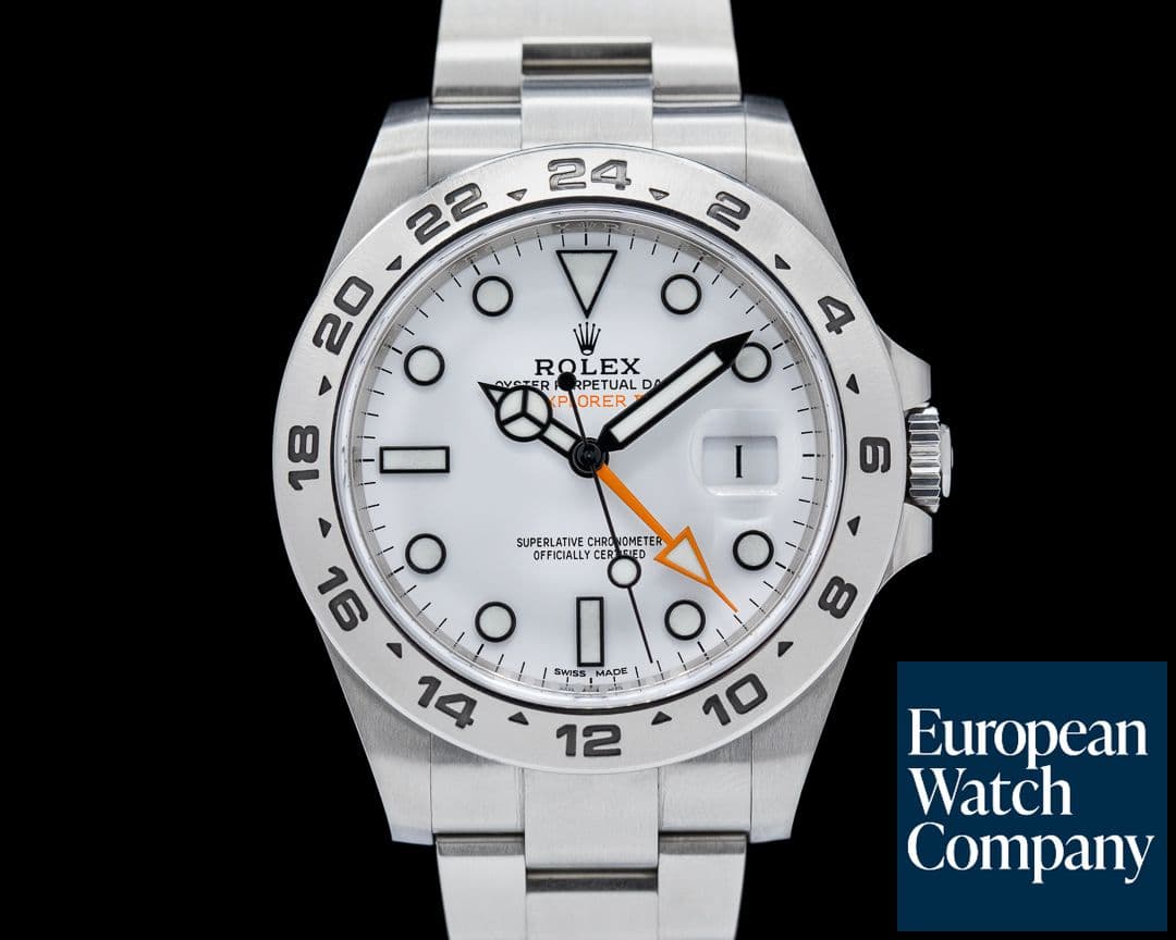 Image of Rolex Explorer II White Dial SS